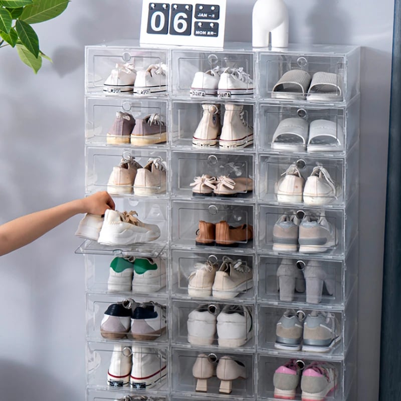 Box storage for online shoes